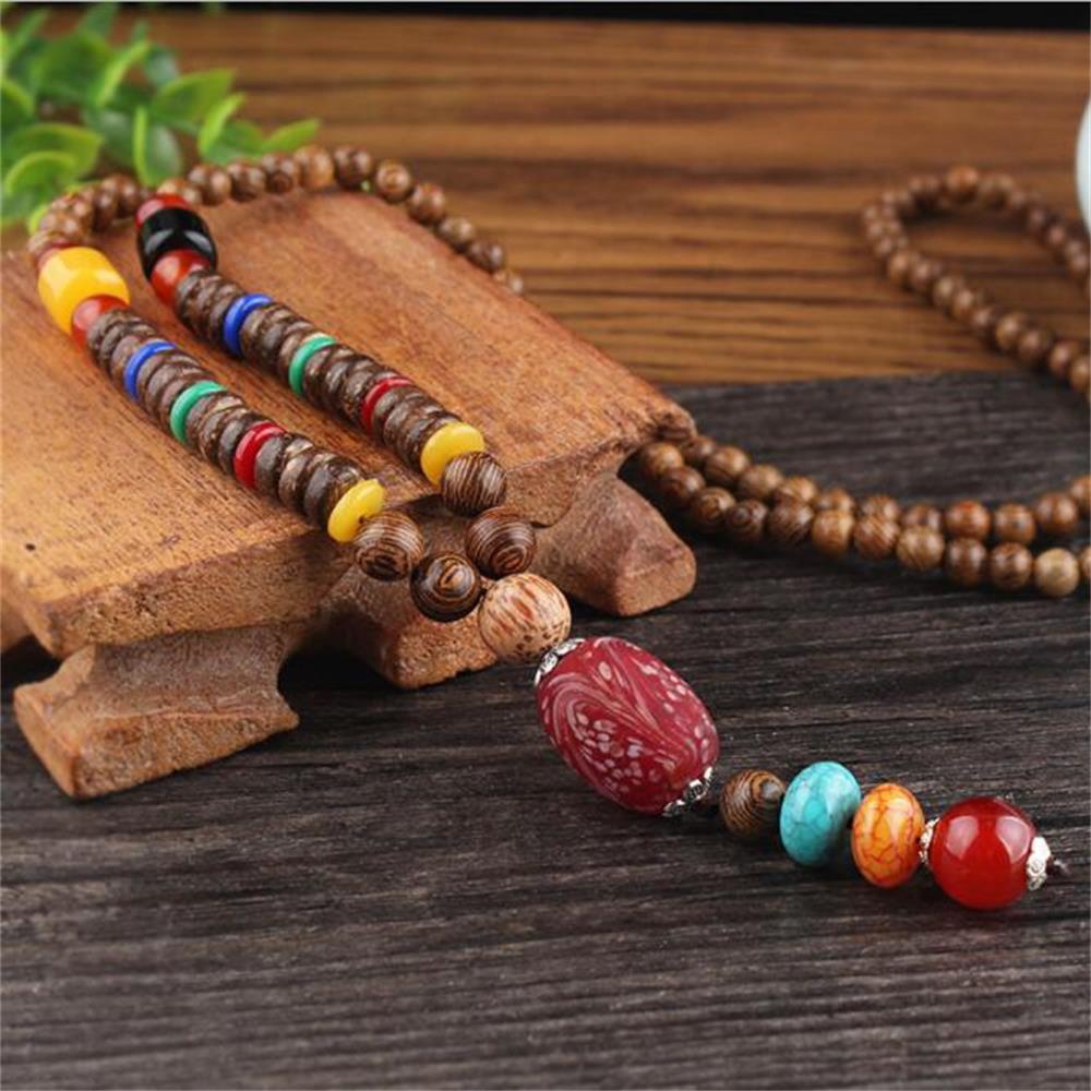 Handmade Vintage Beads Pendant & Necklace - The Trendy Accessories Store