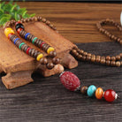Handmade Vintage Beads Pendant & Necklace - The Trendy Accessories Store