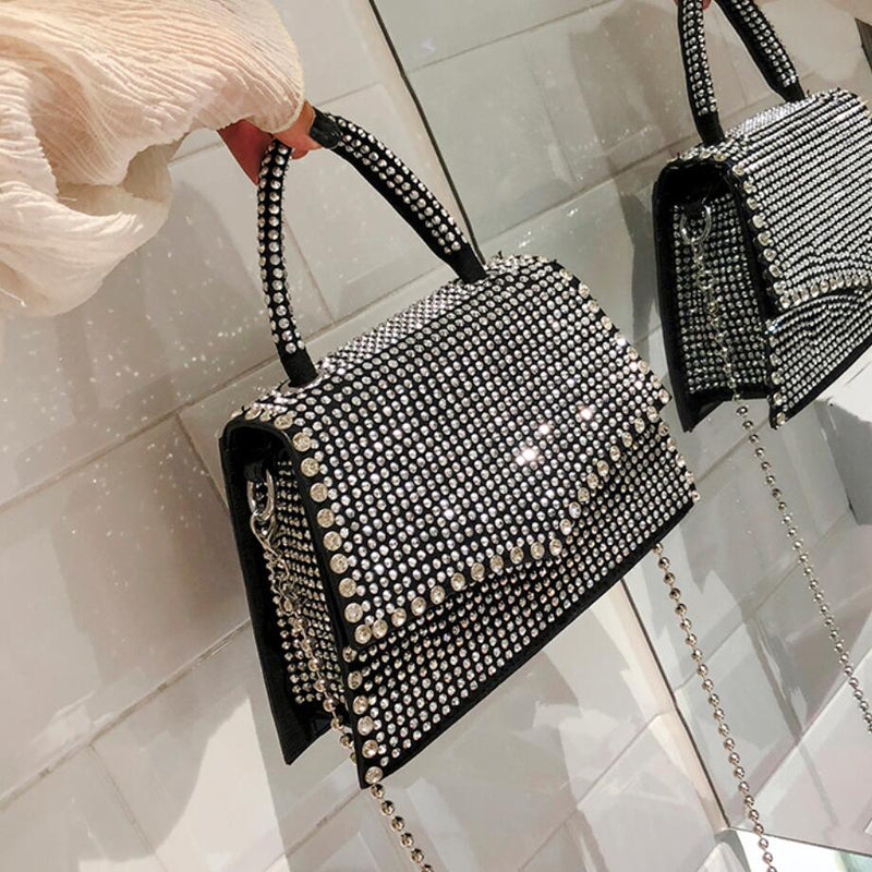 Sparkly Crystal High Quality Luxury Tote Bag - The Trendy Accessories Store