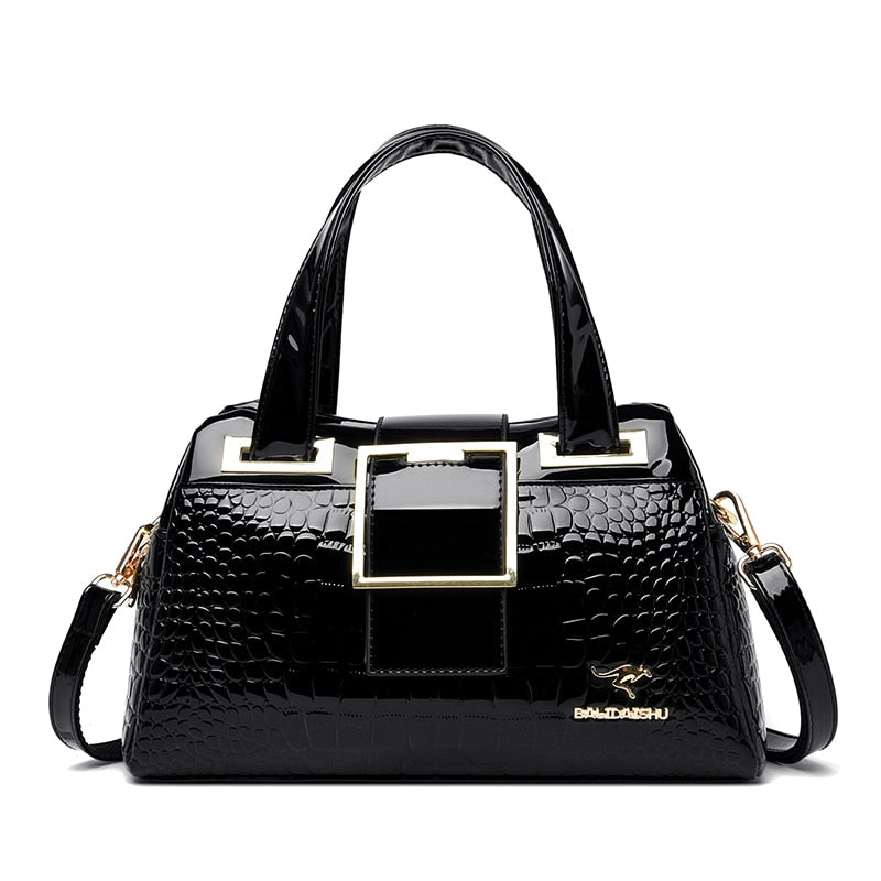 Luxury Pattern Leather Crossbody Shoulder Bag