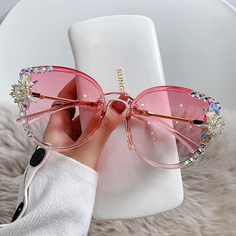 Luxury Fashion Round Sunglasses for Women