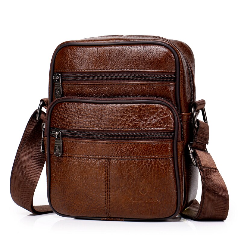 Genuine Leather Crossbody Bag For Men