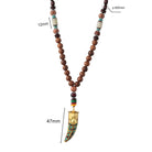 Handmade Vintage Beads Pendant & Necklace - The Trendy Accessories Store