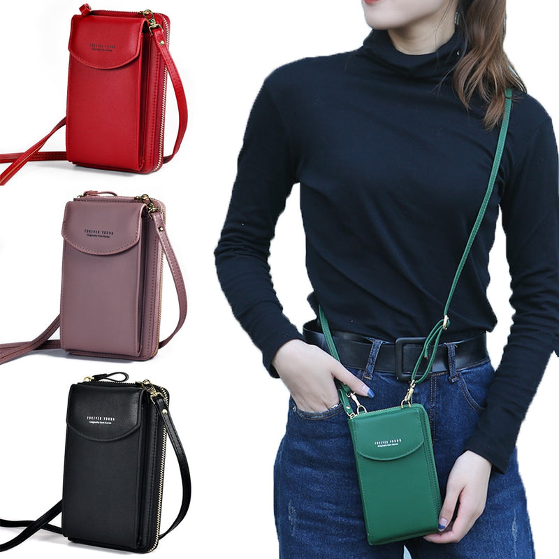 Luxury PU leather Phone Wallet and Handbags - The Trendy Accessories Store