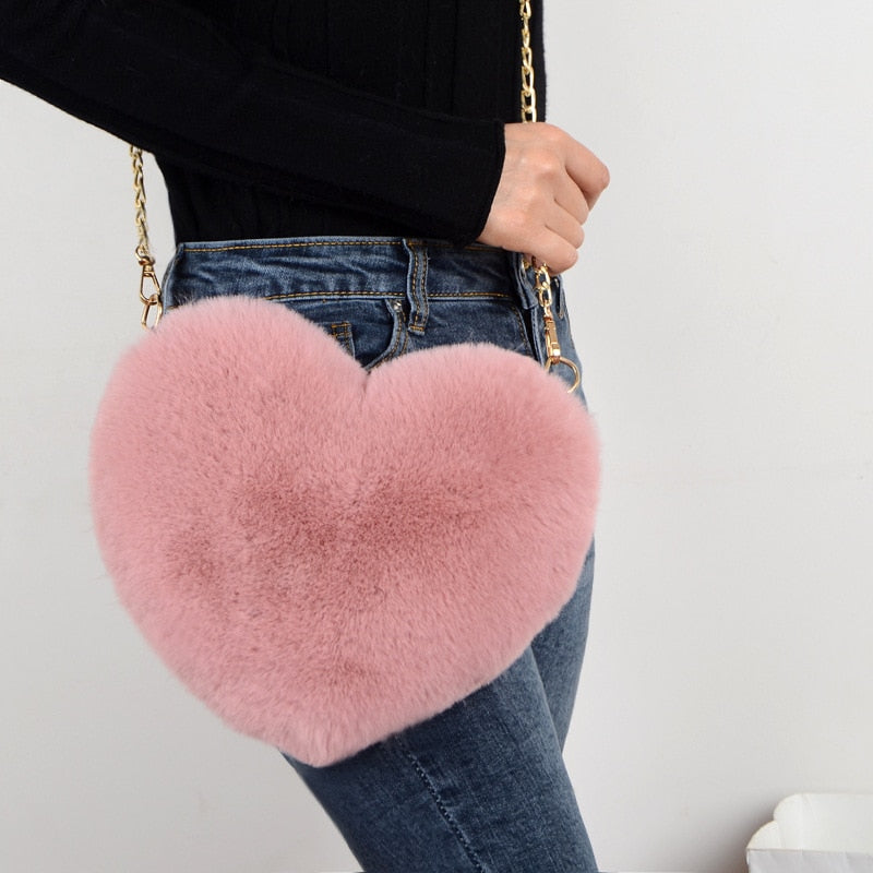 Cute Kawaii Fur Crossbody Bags