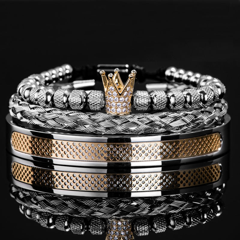 Luxury Set of Coronet Handmade Bracelets