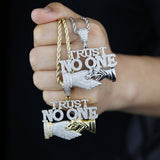 Iced Out True Real Life  Statement Pendant Necklaces