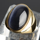 stainless steel Vintage Bohemia Gold Plated Oval Ring - The Trendy Accessories Store