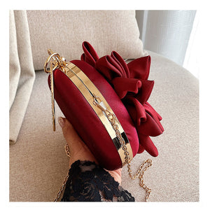 Happy Souls Floral Clutch Handbag  With Crystal Decoration