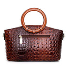 Vintage Theme Leather Luxury Tote Bag - The Trendy Accessories Store