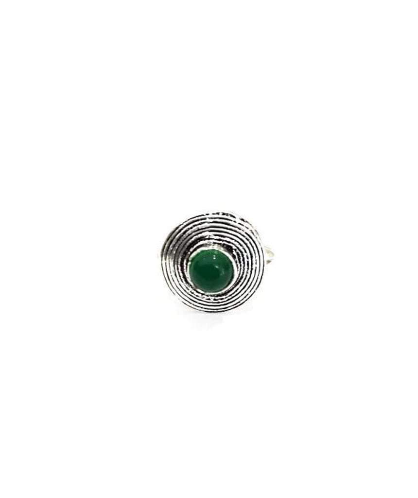 Circle Stone Ring - The Trendy Accessories Store