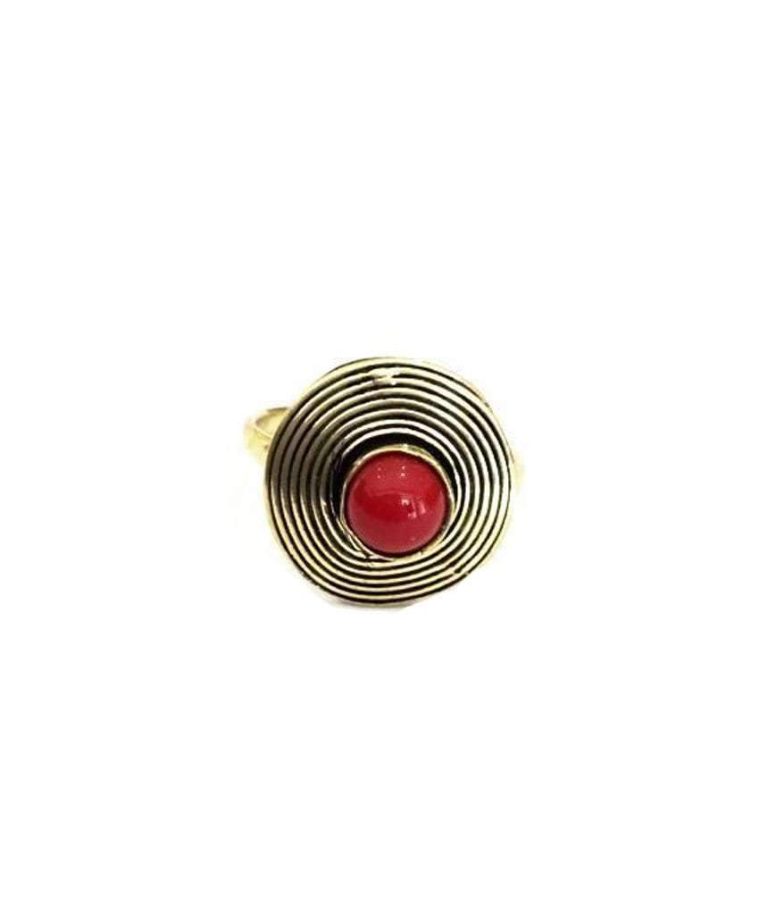 Circle Stone Ring - The Trendy Accessories Store