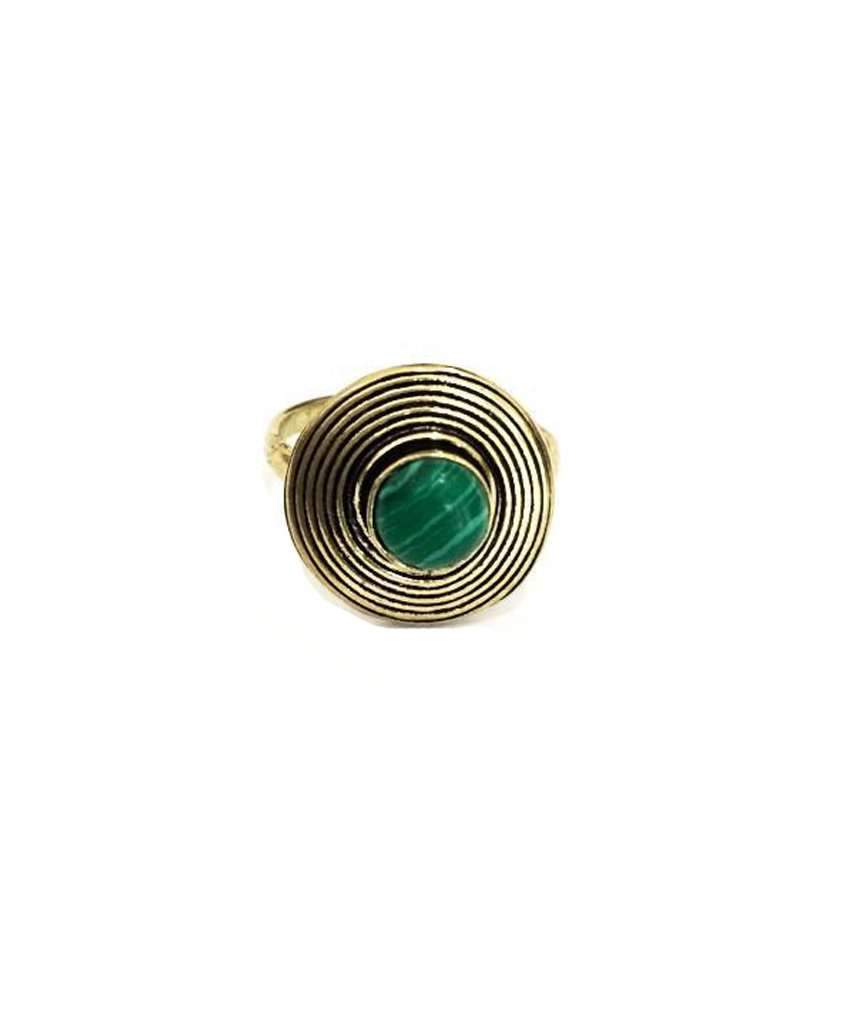 Circle Stone Ring - The Trendy Accessories Store