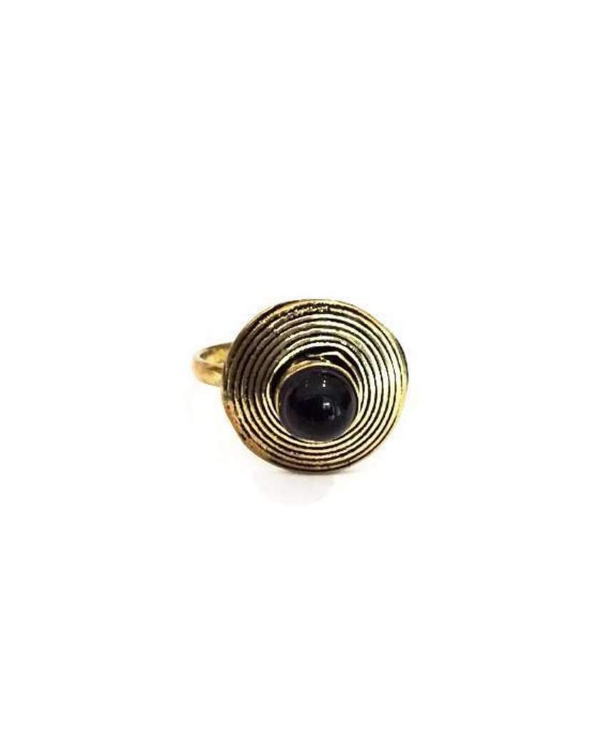 Circle Stone Ring - The Trendy Accessories Store
