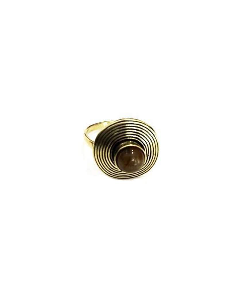 Circle Stone Ring - The Trendy Accessories Store
