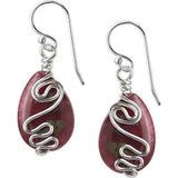 Jam Session Earring Collection : Dark Wine Pear - The Trendy Accessories Store