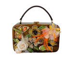 Jennifer Handmade Natural Wood Rounded Shape Handbag