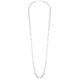 Elongated Link Long Necklace - The Trendy Accessories Store