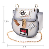 OH Fashion USA Nights Gray Handbag - The Trendy Accessories Store