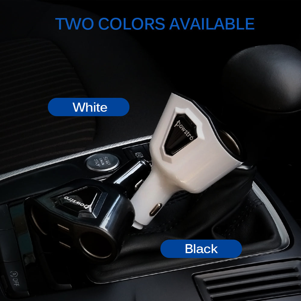 3.1A Dual USB Car Charger With Cigarette Lighter