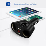 3.1A Dual USB Car Charger With Cigarette Lighter