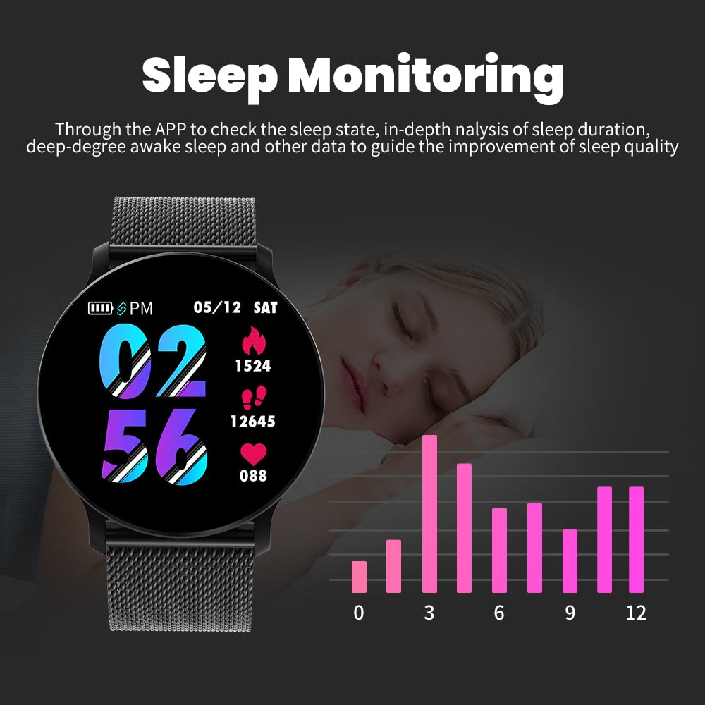 RUNDOING NY03 Smart Watch IP68 waterproof Heart rate monitor