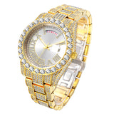 High Quality Elegant Hip Hop Inspired Iced Out Waterproof Watch For Men's and Women's