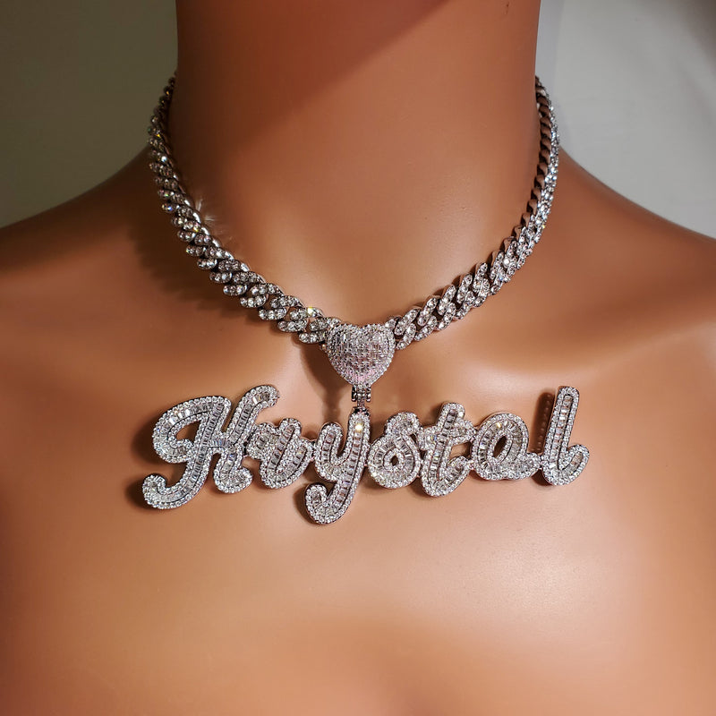 Hot Trendy Customized Stone Name Pendant