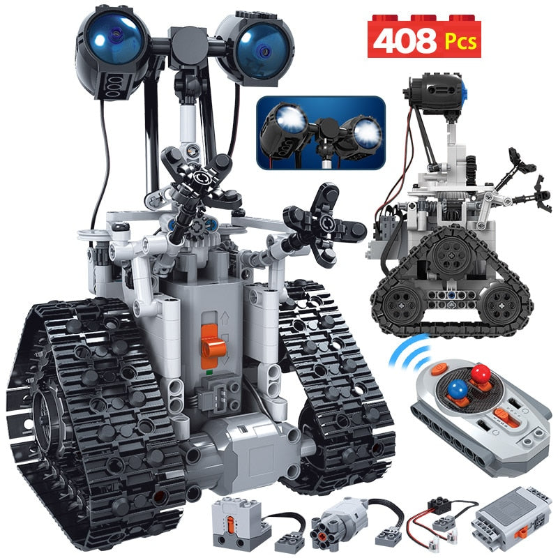 408PCS Electric RC Robot Building Blocks Toys With Remote