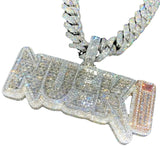 Bing Iced Out Custom Name, Hip Hop Customized letters Necklaces For Men
