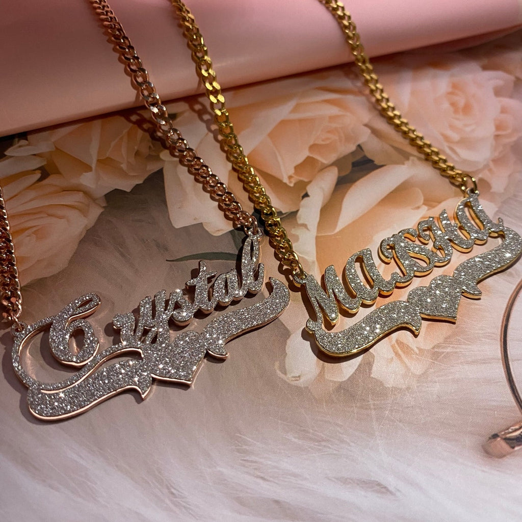 Personalized Name Bling Necklace