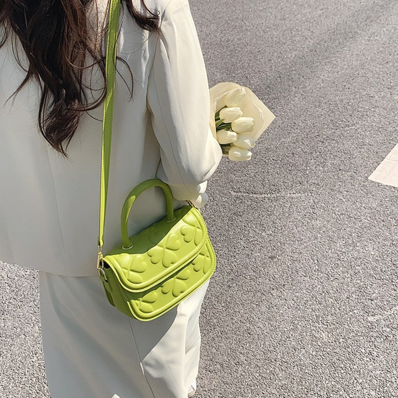 PU Mini Flower 3D Theme Handbag For Women