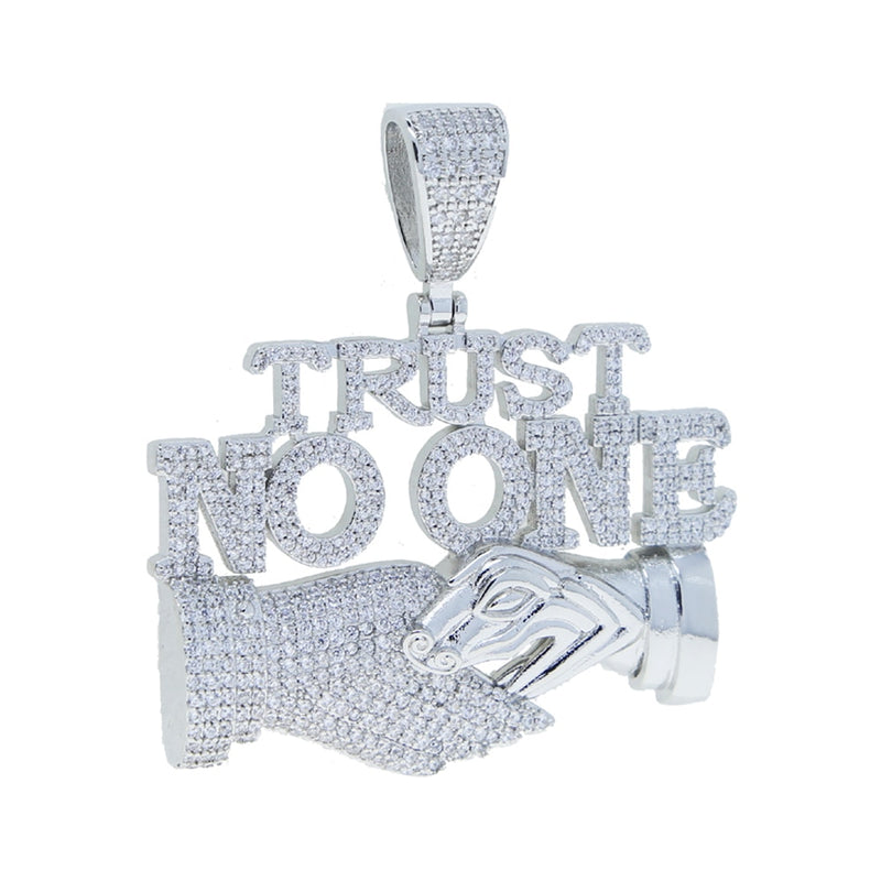 Iced Out True Real Life  Statement Pendant Necklaces