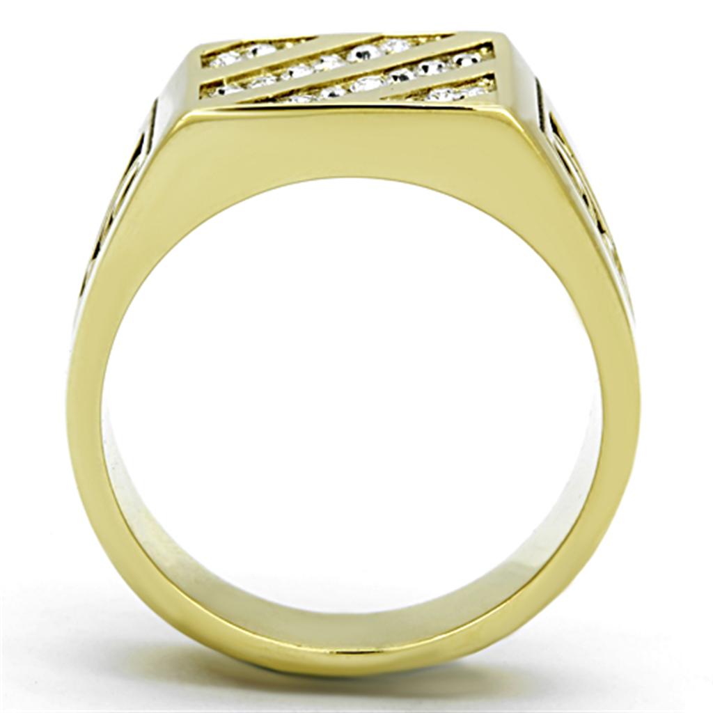 TK1189 IP Gold(Ion Plating) Stainless Steel Ring - The Trendy Accessories Store