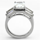 TK1229 High polished (no plating) Stainless Steel Ring - The Trendy Accessories Store