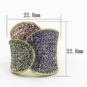 TK1420 IP Gold(Ion Plating) Stainless Steel Ring - The Trendy Accessories Store