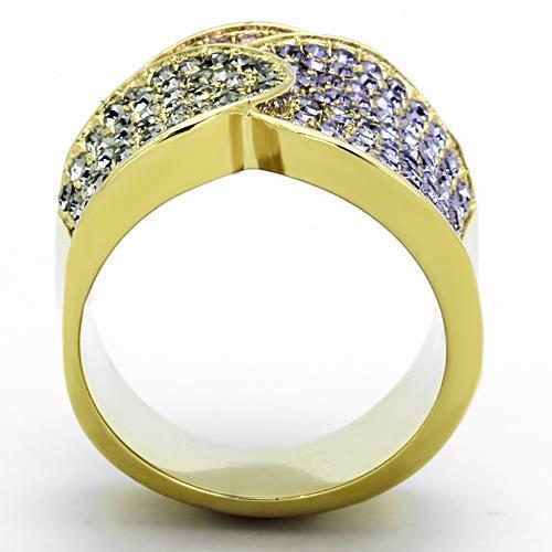 TK1420 IP Gold(Ion Plating) Stainless Steel Ring - The Trendy Accessories Store