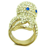 TK1640 IP Gold(Ion Plating) Stainless Steel Ring - The Trendy Accessories Store