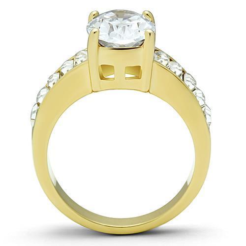TK1675 IP Gold(Ion Plating) Stainless Steel Ring - The Trendy Accessories Store