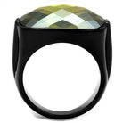 TK2639 IP Black(Ion Plating) Stainless Steel Ring - The Trendy Accessories Store