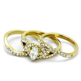 TK2743 IP Gold(Ion Plating) Stainless Steel Ring - The Trendy Accessories Store