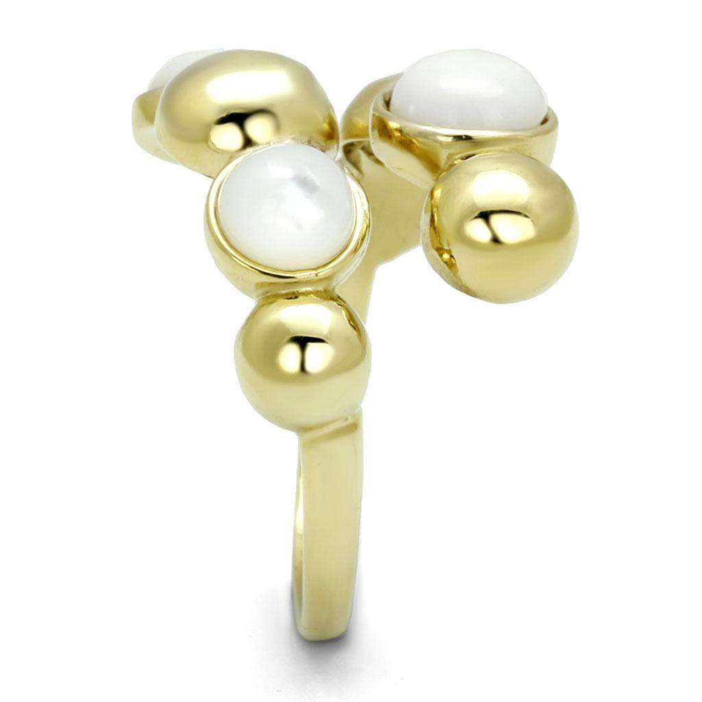 TK3090 IP Gold(Ion Plating) Stainless Steel Ring - The Trendy Accessories Store