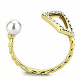 TK3523 IP Gold(Ion Plating) Stainless Steel Ring - The Trendy Accessories Store