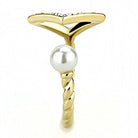 TK3523 IP Gold(Ion Plating) Stainless Steel Ring - The Trendy Accessories Store