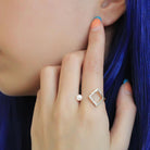 TK3523 IP Gold(Ion Plating) Stainless Steel Ring - The Trendy Accessories Store