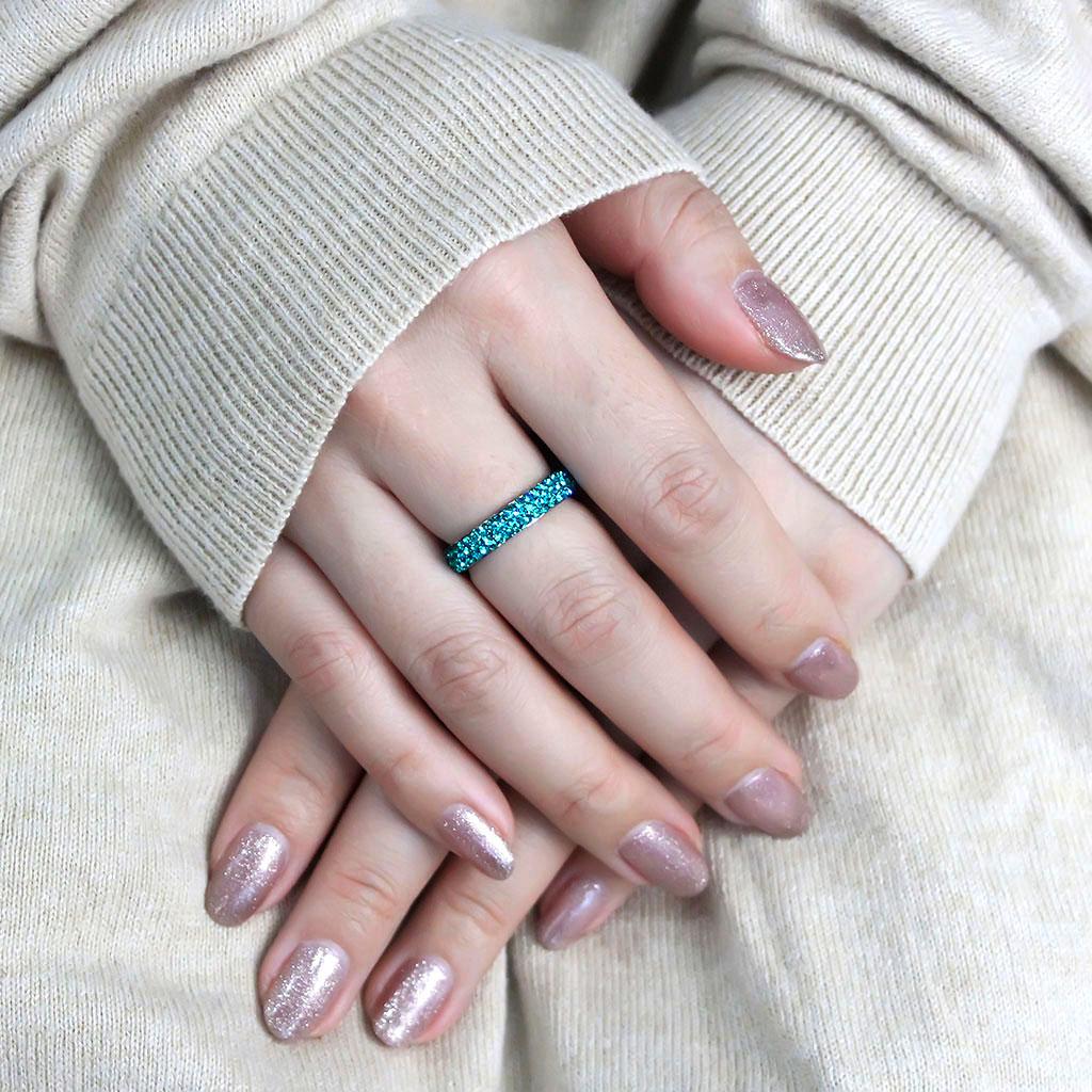 TK3538 High polished (no plating) Stainless Steel Ring - The Trendy Accessories Store