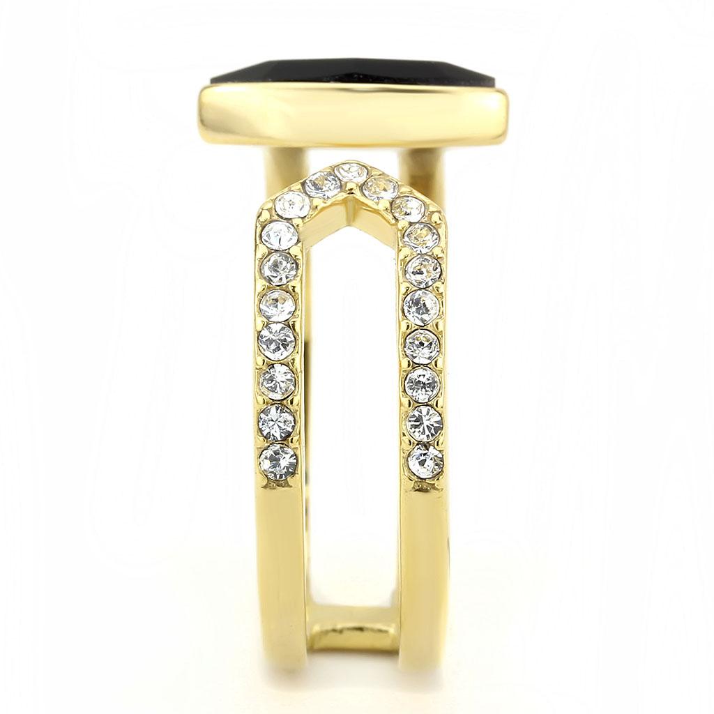TK3591 IP Gold(Ion Plating) Stainless Steel Ring - The Trendy Accessories Store