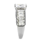 TK3608 No Plating Stainless Steel Ring with AAA - The Trendy Accessories Store