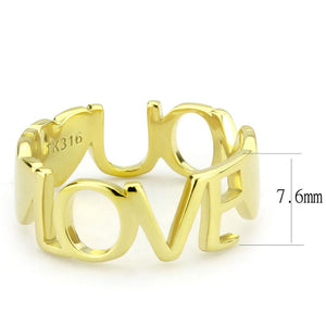 TK3637 IP Gold(Ion Plating) Stainless Steel Ring - The Trendy Accessories Store