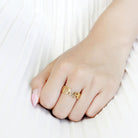 TK3637 IP Gold(Ion Plating) Stainless Steel Ring - The Trendy Accessories Store
